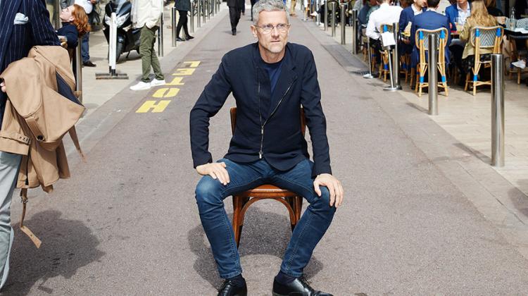 Man sitting on chair
