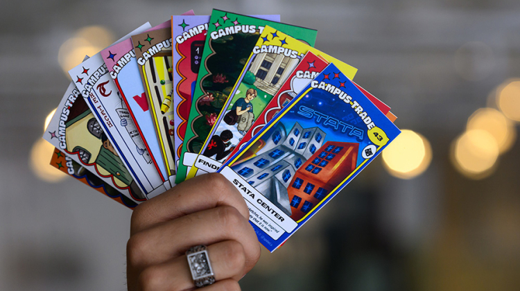 hand holding a set of playing cards