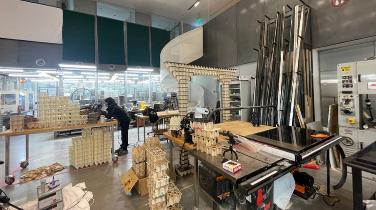 person working in a lab at MIT