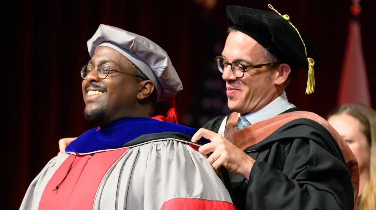 Architecture PhD receives hood