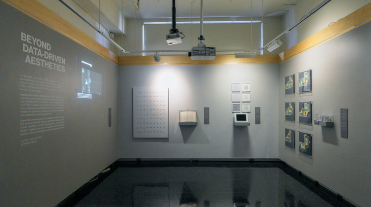 inside a gallery room